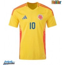 Colombia James Rodriguez #10 Hjemmedrakt Copa America 2024 Kortermet